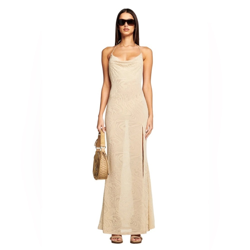 I.AM.GIA Strapless Cream Dress